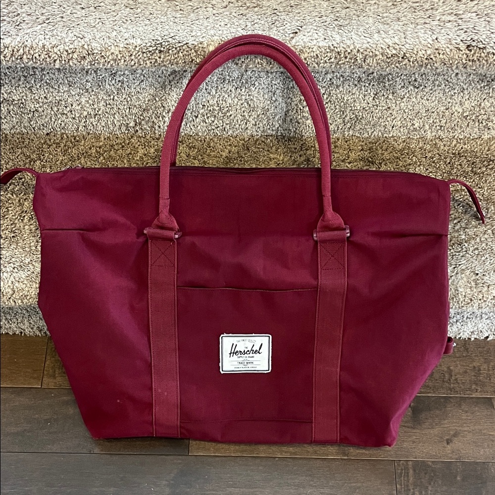 Herschel Supply Company Burgundy Tote Bag